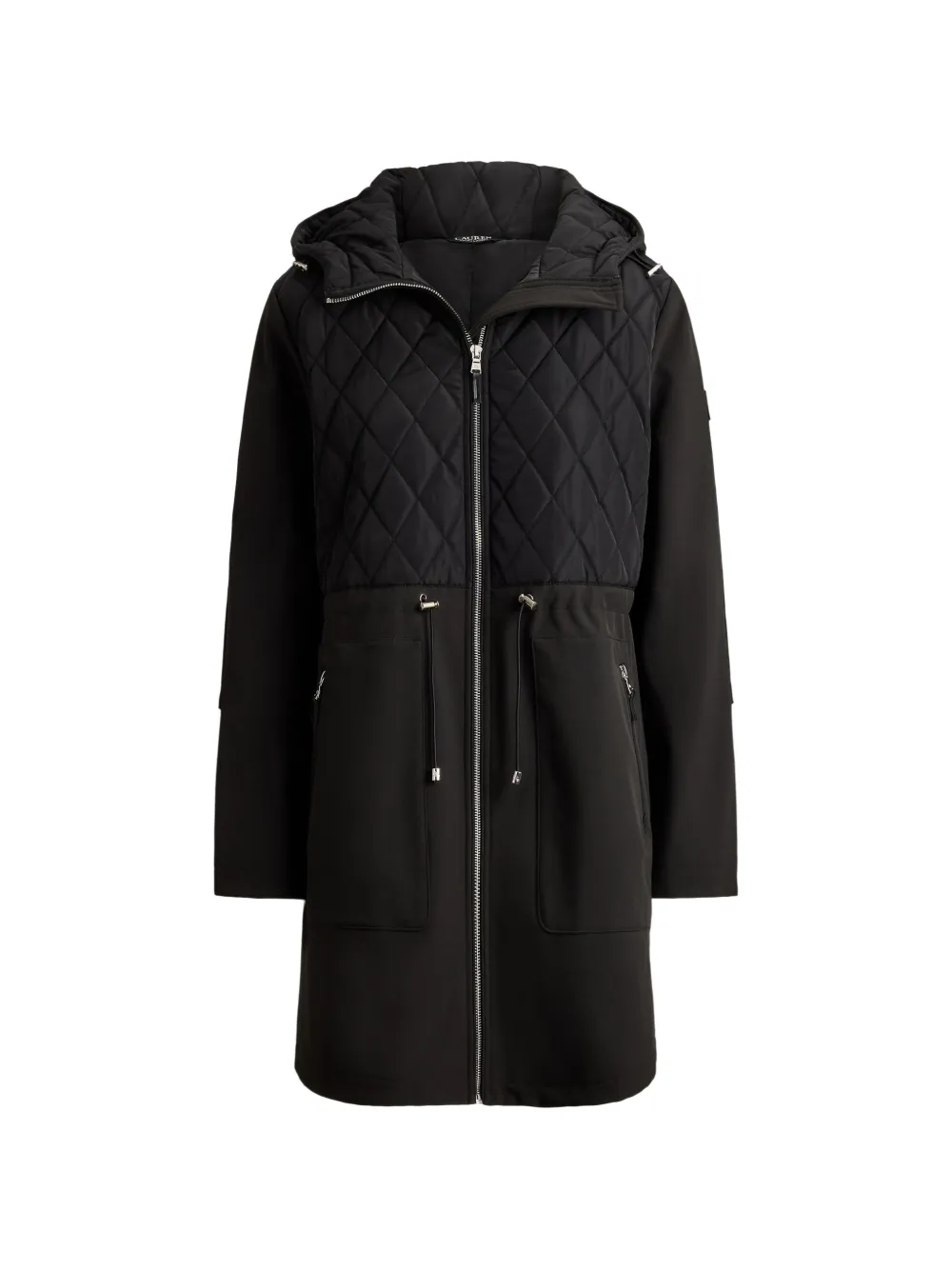 Lauren Ralph Lauren Parka trapuntato con cappuccio - Nero