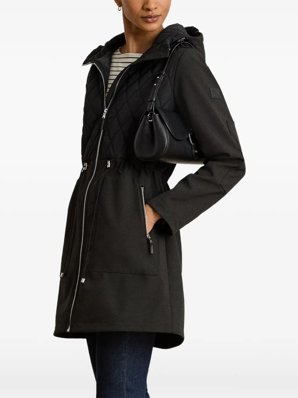 Lauren Ralph Lauren Gewatteerde parka Zwart