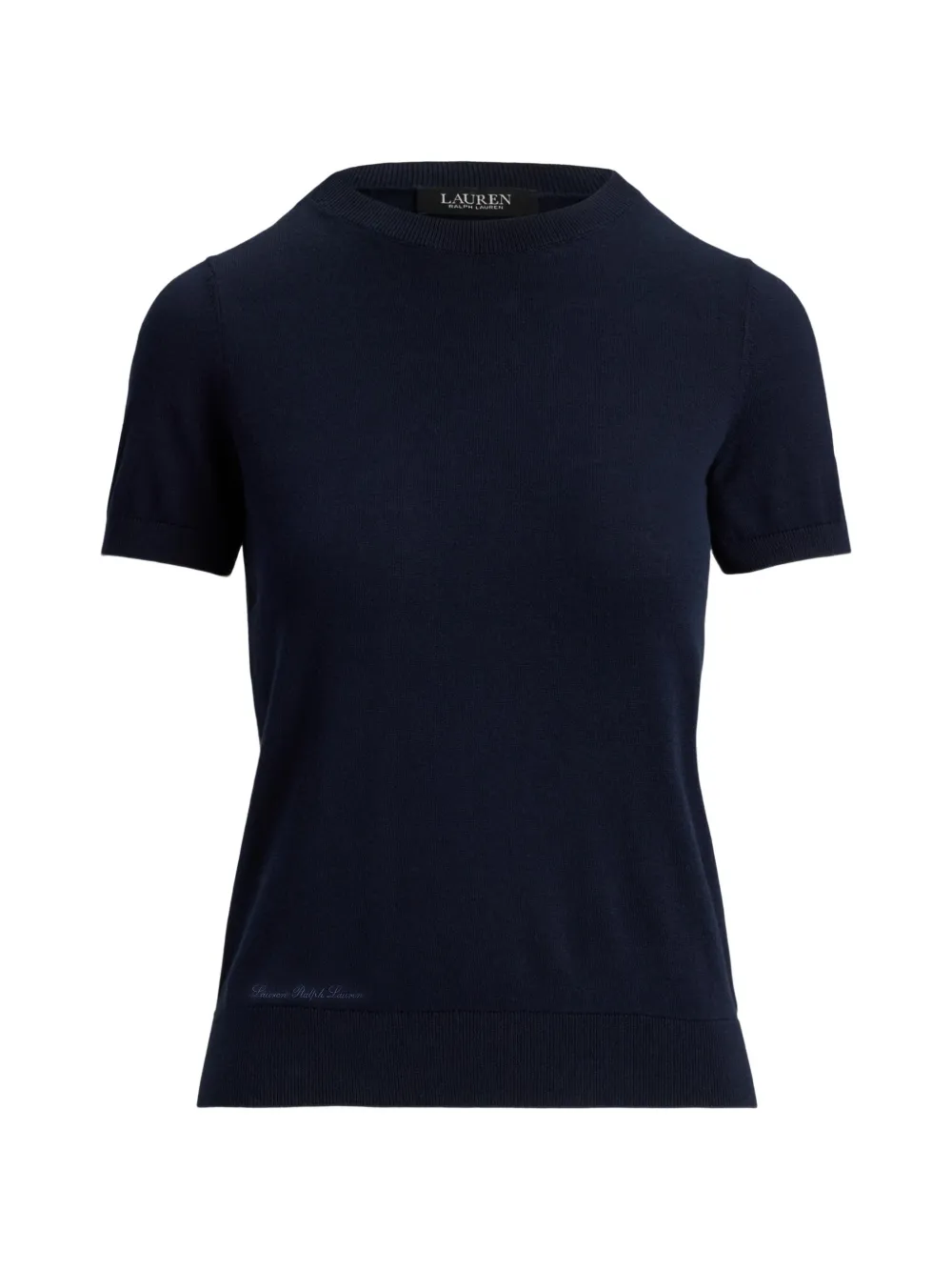 Lauren Ralph Lauren T-shirt a maniche corte con logo ricamato - Blu