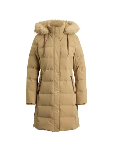 Lauren Ralph Lauren faux-fur-trim hooded puffer jacket