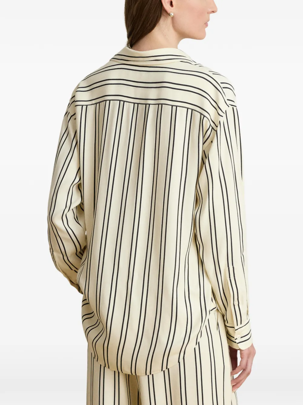 Lauren Ralph Lauren Overhemd met geborduurd logo Beige