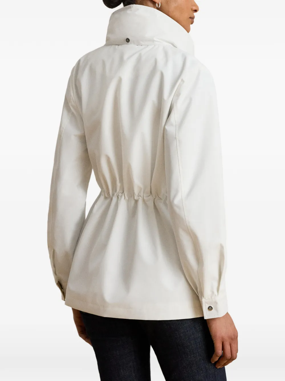 Lauren Ralph Lauren Parka met capuchon en trechterhals Wit