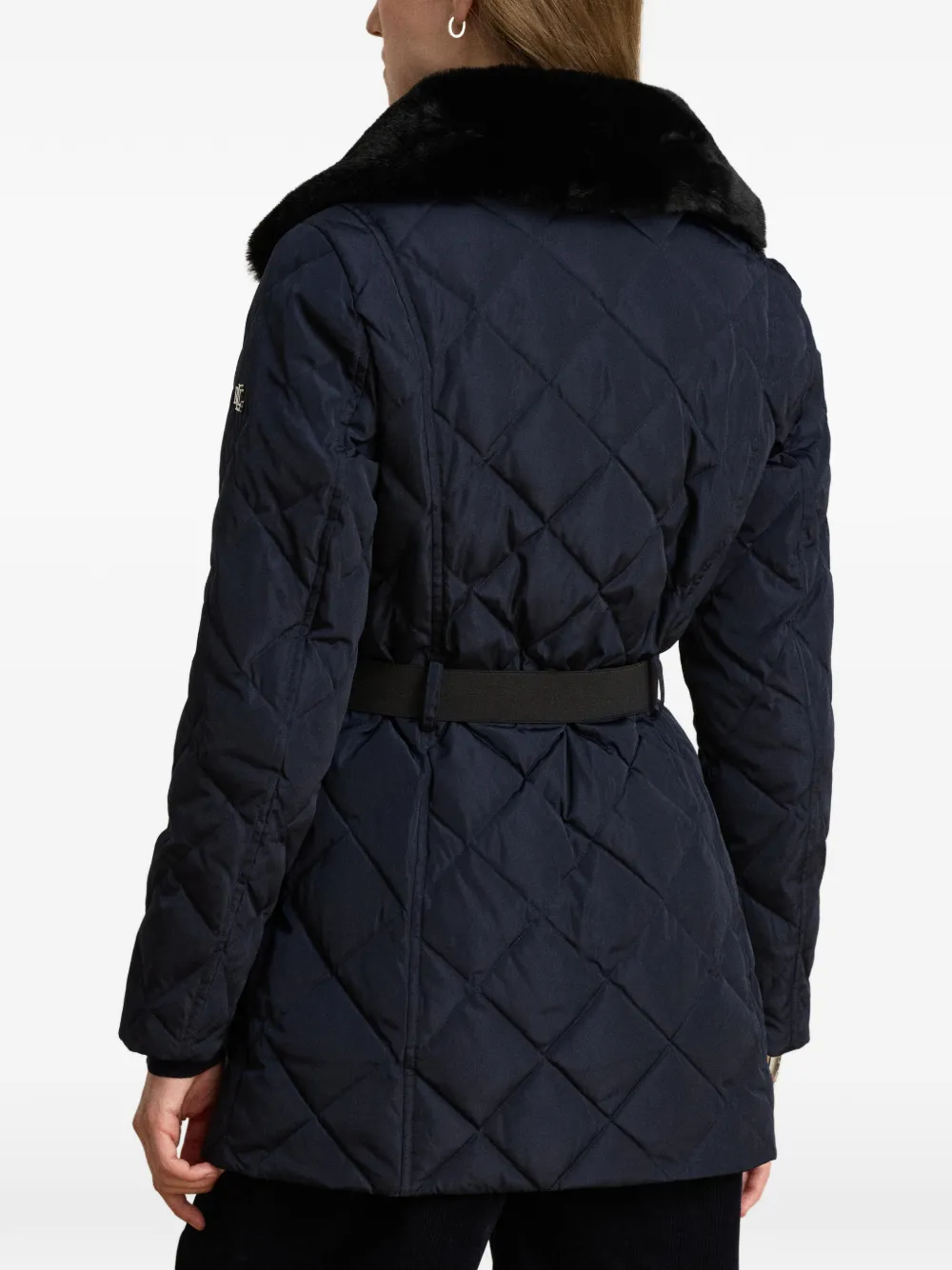 Lauren Ralph Lauren Jas met ceintuur Blauw