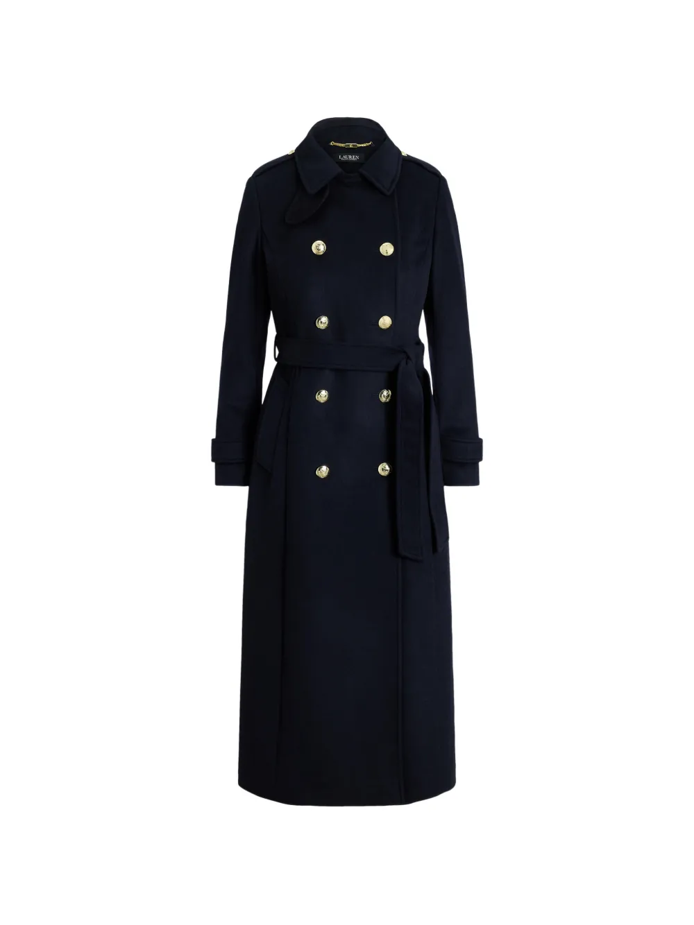 Lauren Ralph Lauren double-breasted belted coat - Blu