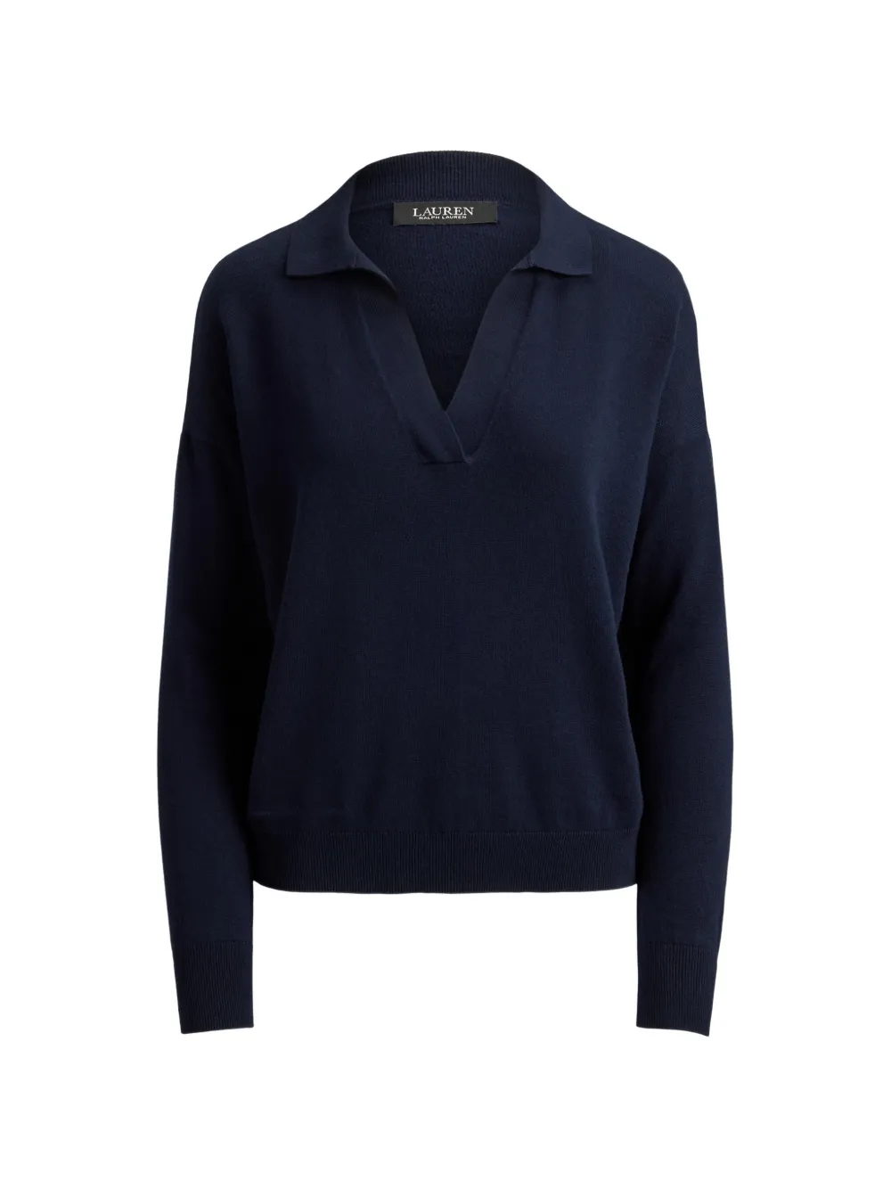 Lauren Ralph Lauren Maglione con ricamo - Blu