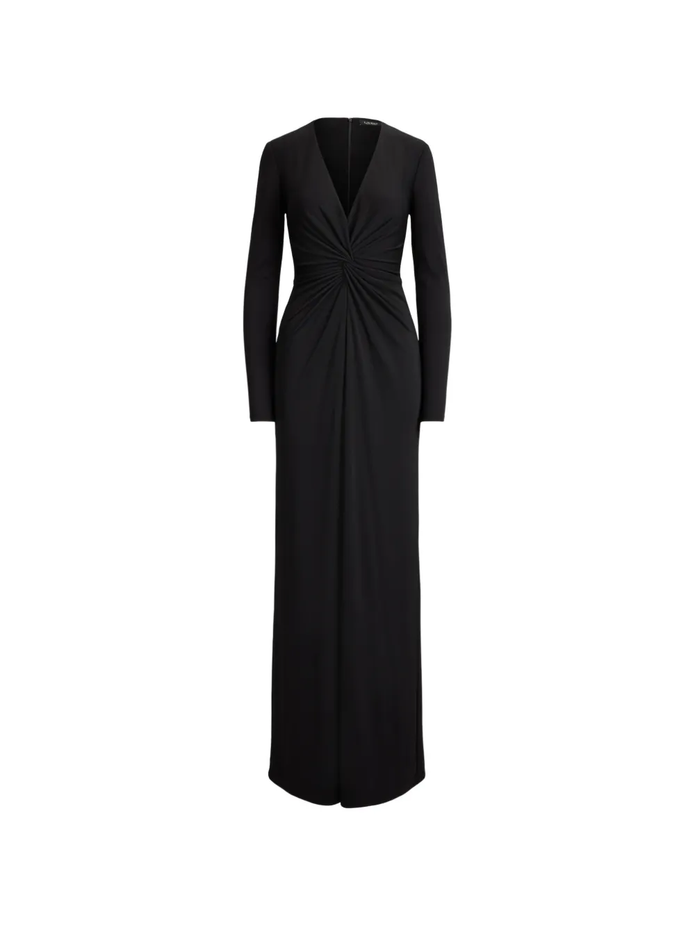 Lauren Ralph Lauren Abito lungo con scollo a V - Nero