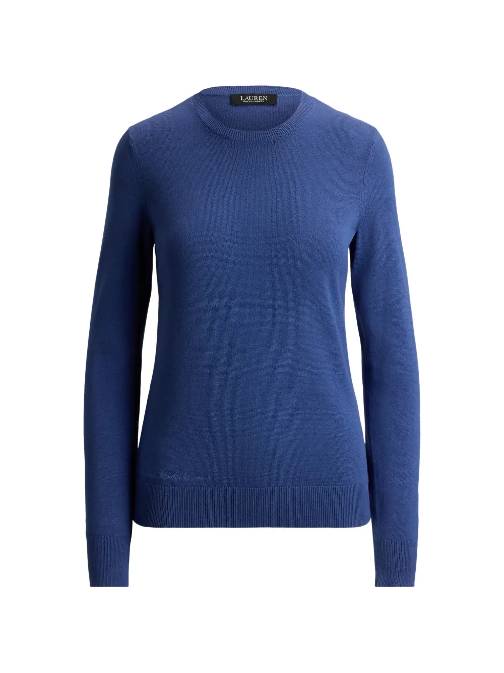 Lauren Ralph Lauren Maglione con logo ricamato - Blu