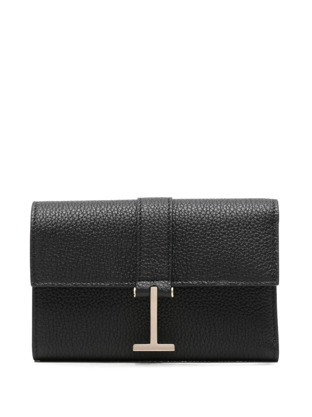 TOM FORD Portafoglio con logo T - Nero