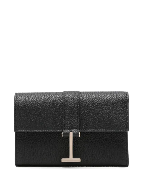 TOM FORD T-logo grained-leather wallet