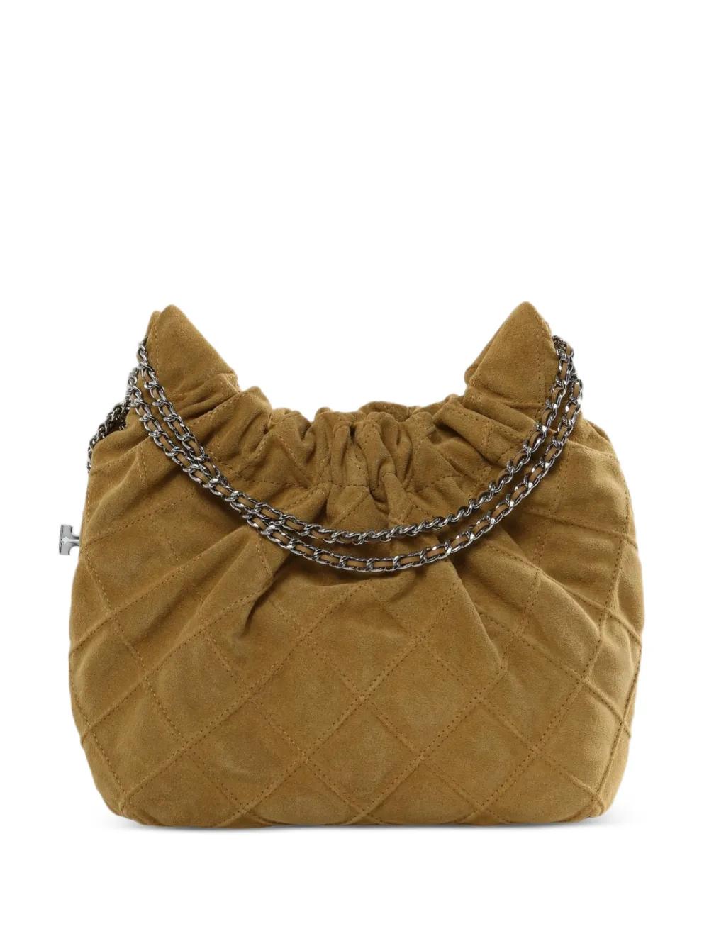 Tory Burch suede shoulder bag - Nude