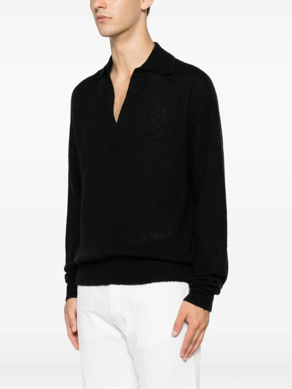TOM FORD Trui met V-hals Zwart