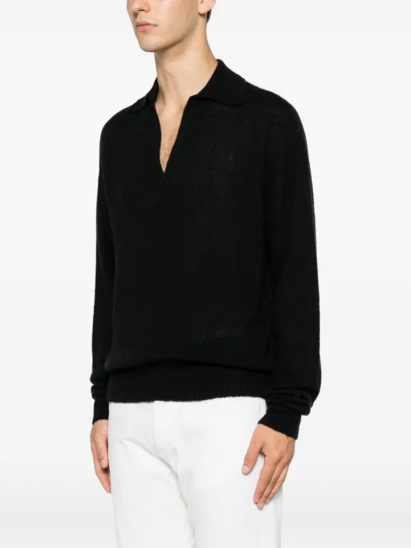 TOM FORD ポロセーター ブラック サイズ48 TOM FORD Vネック セーター | ブラック | FARFETCH JP