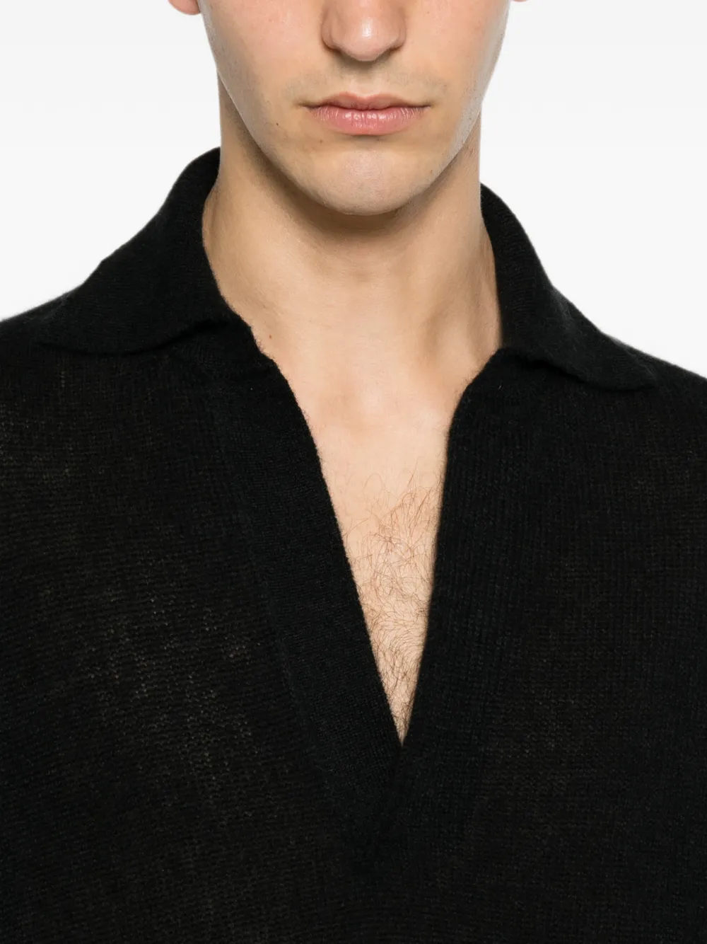 TOM FORD Trui met V-hals Zwart