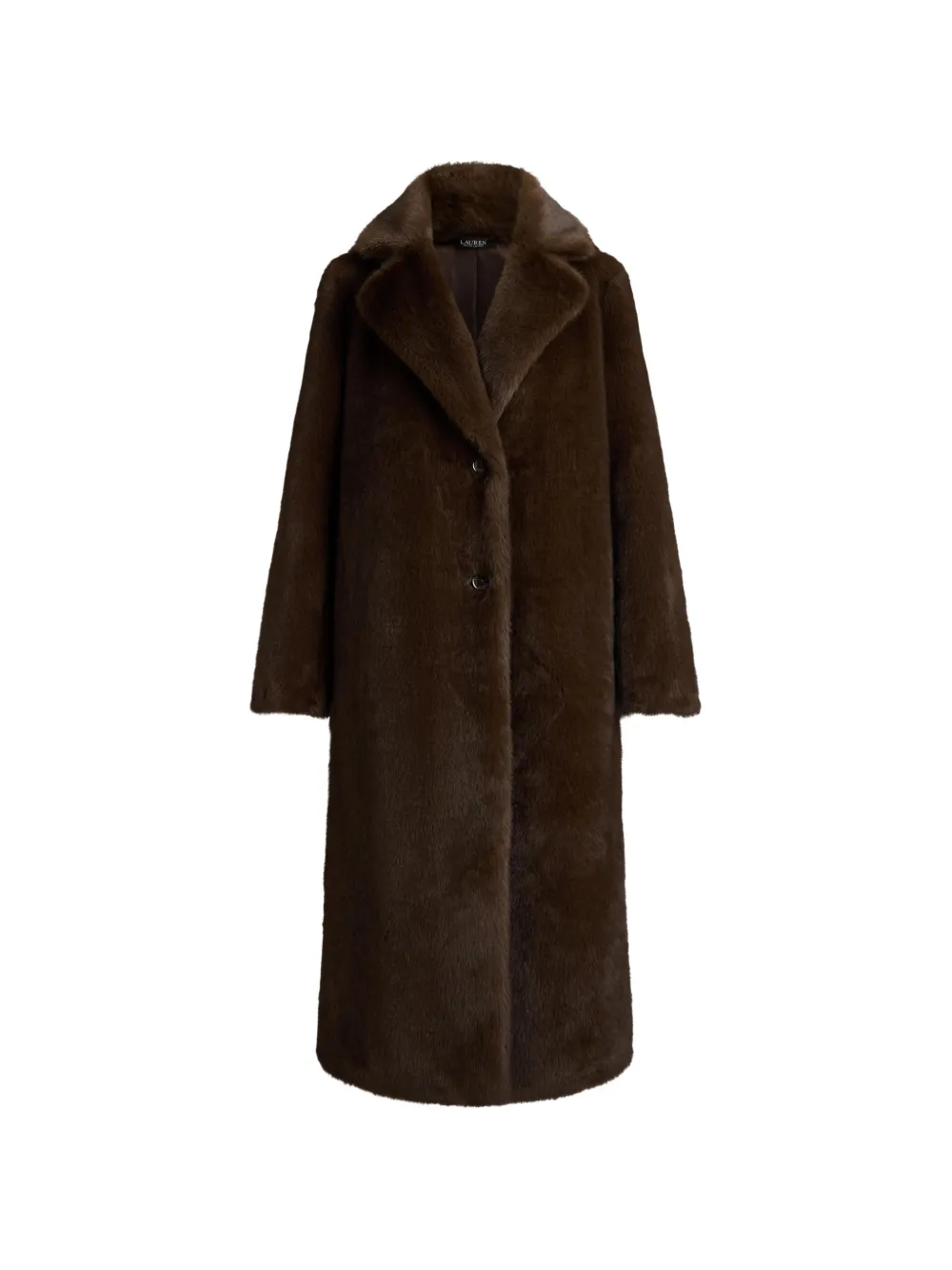 Lauren Ralph Lauren Cappotto in pelliccia sintetica - Marrone