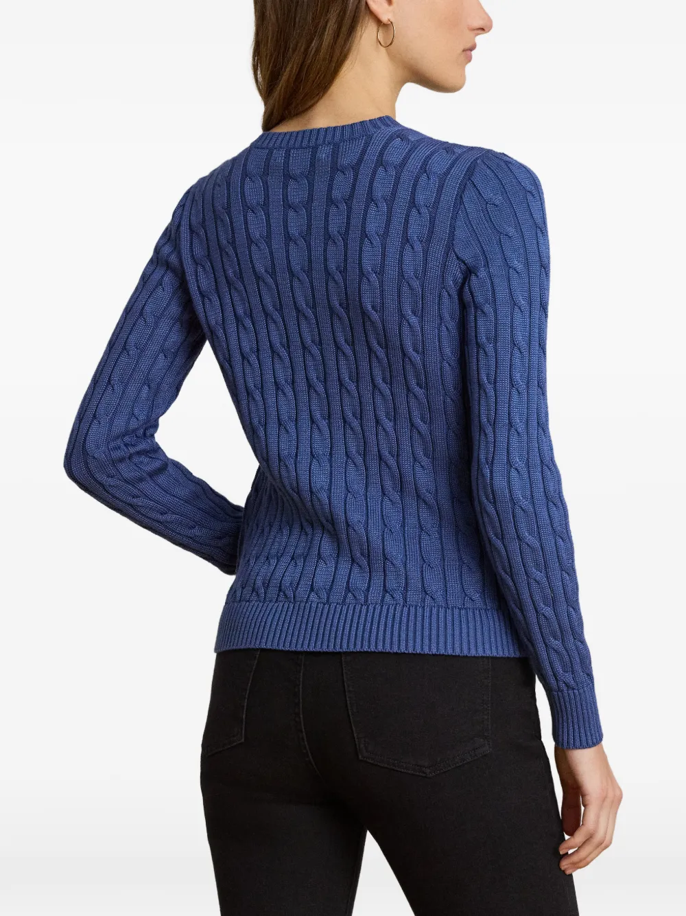 Lauren Ralph Lauren Vest met geborduurd logo Blauw