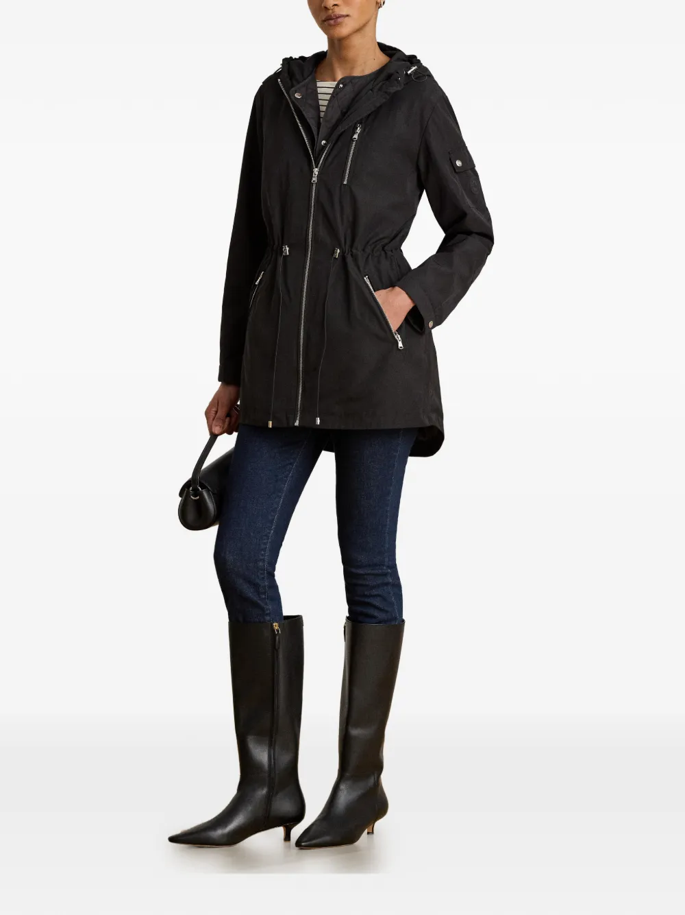 Lauren Ralph Lauren 2-in-1 jas met capuchon Zwart