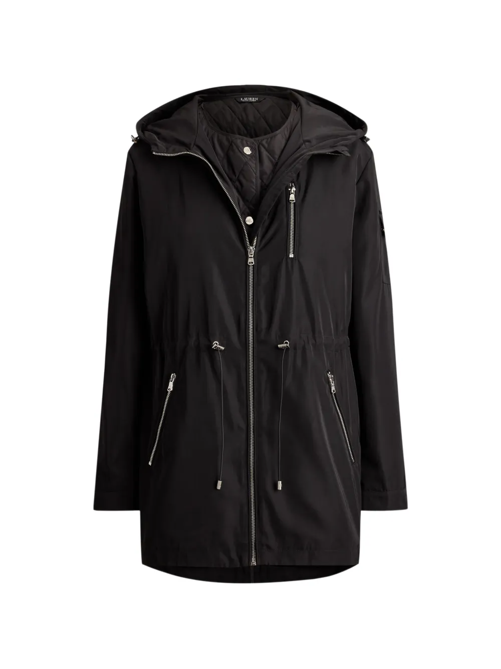 Lauren Ralph Lauren Cappotto 2-in-1 con cappuccio - Nero