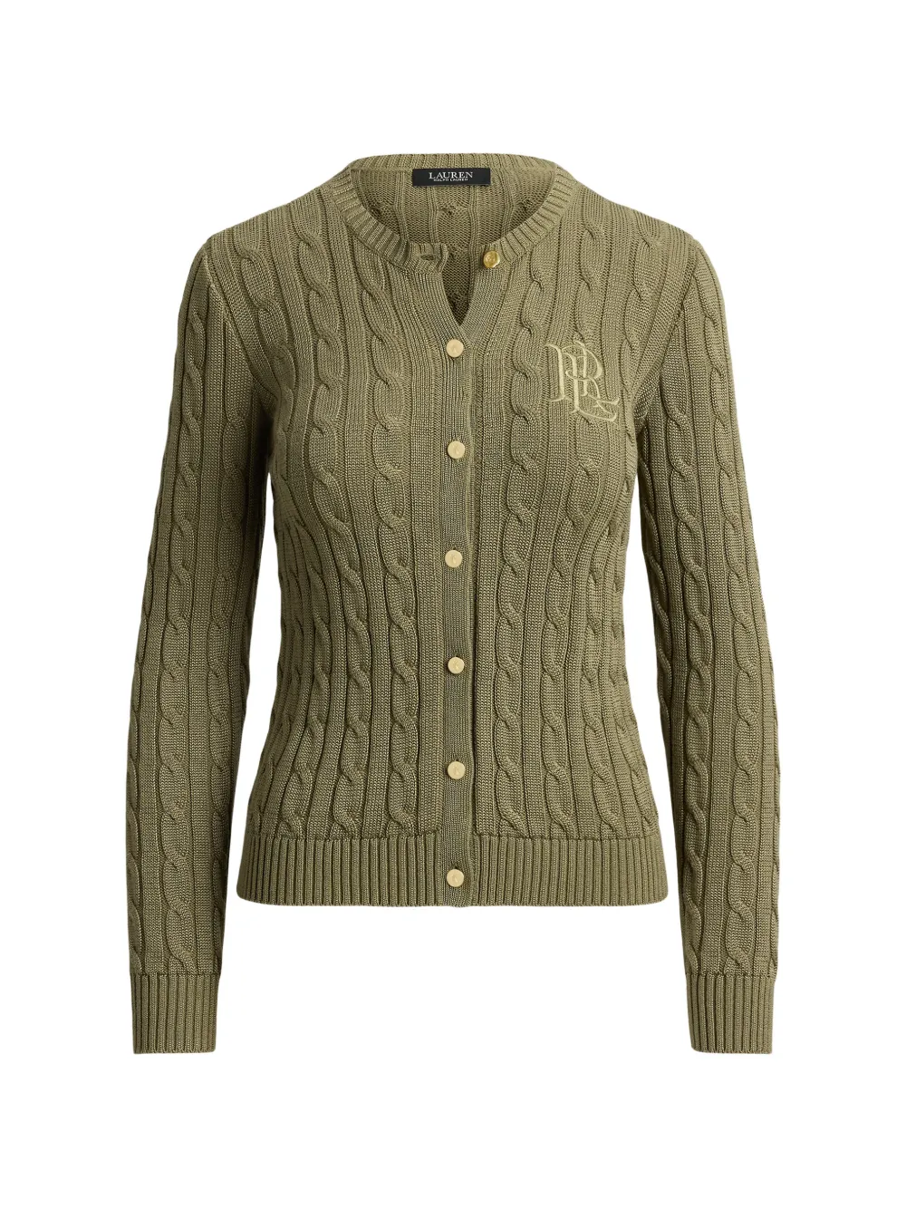 Lauren Ralph Lauren Cardigan con ricamo - Verde