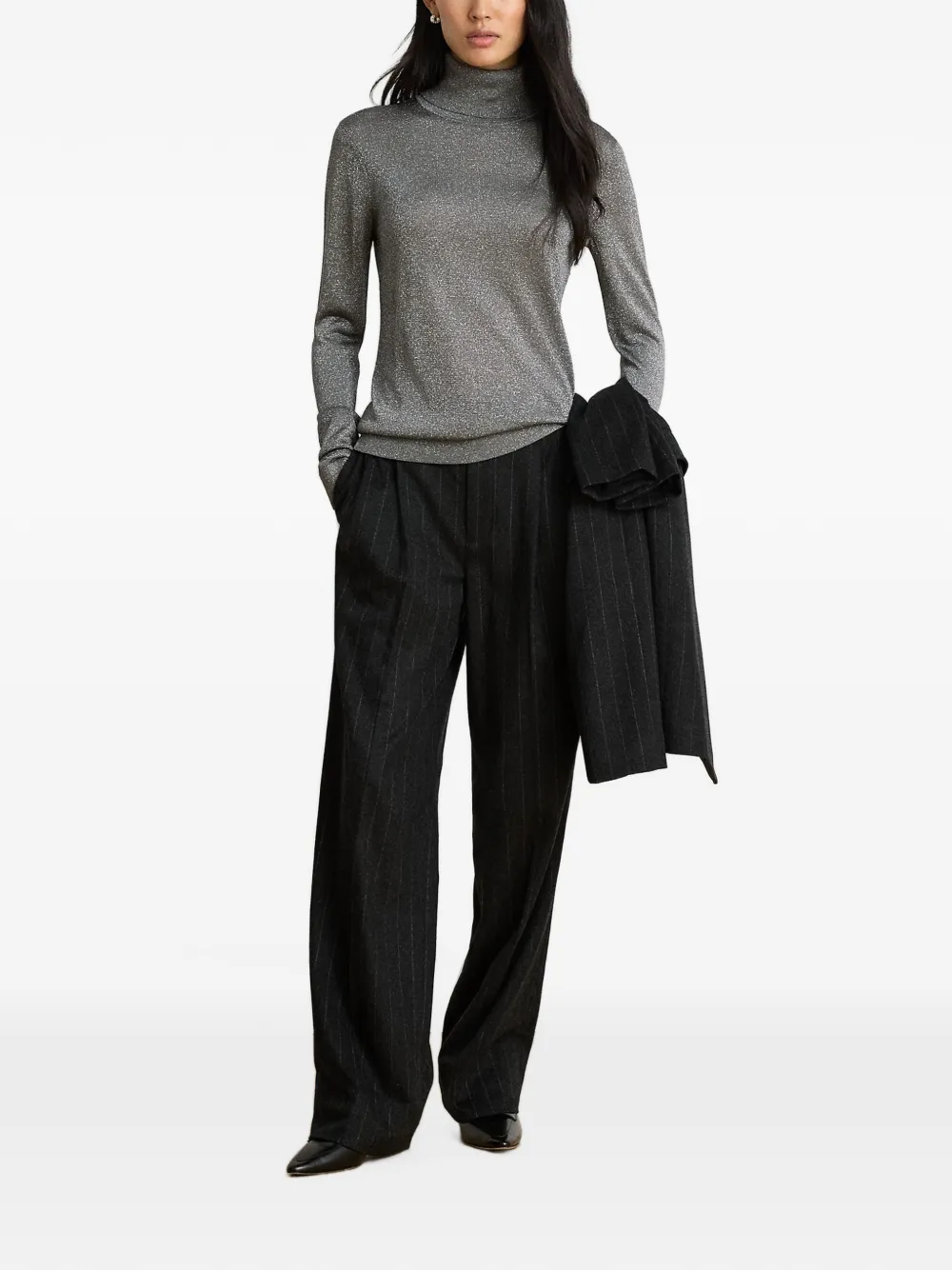 Lauren Ralph Lauren Coltrui met metallic effect Grijs