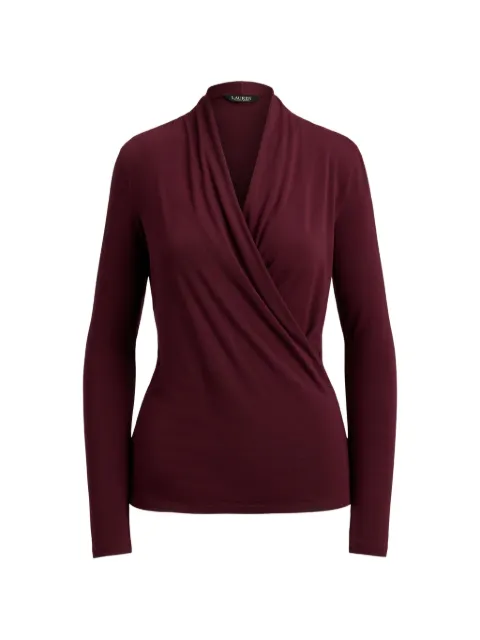 Lauren Ralph Lauren Hadara wrap-style blouse