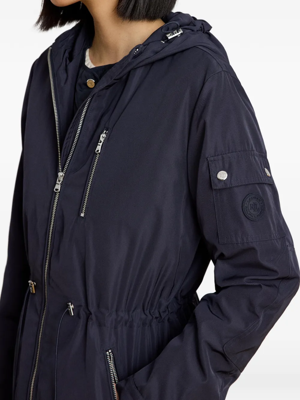Lauren Ralph Lauren Gewatteerde parka met capuchon Blauw