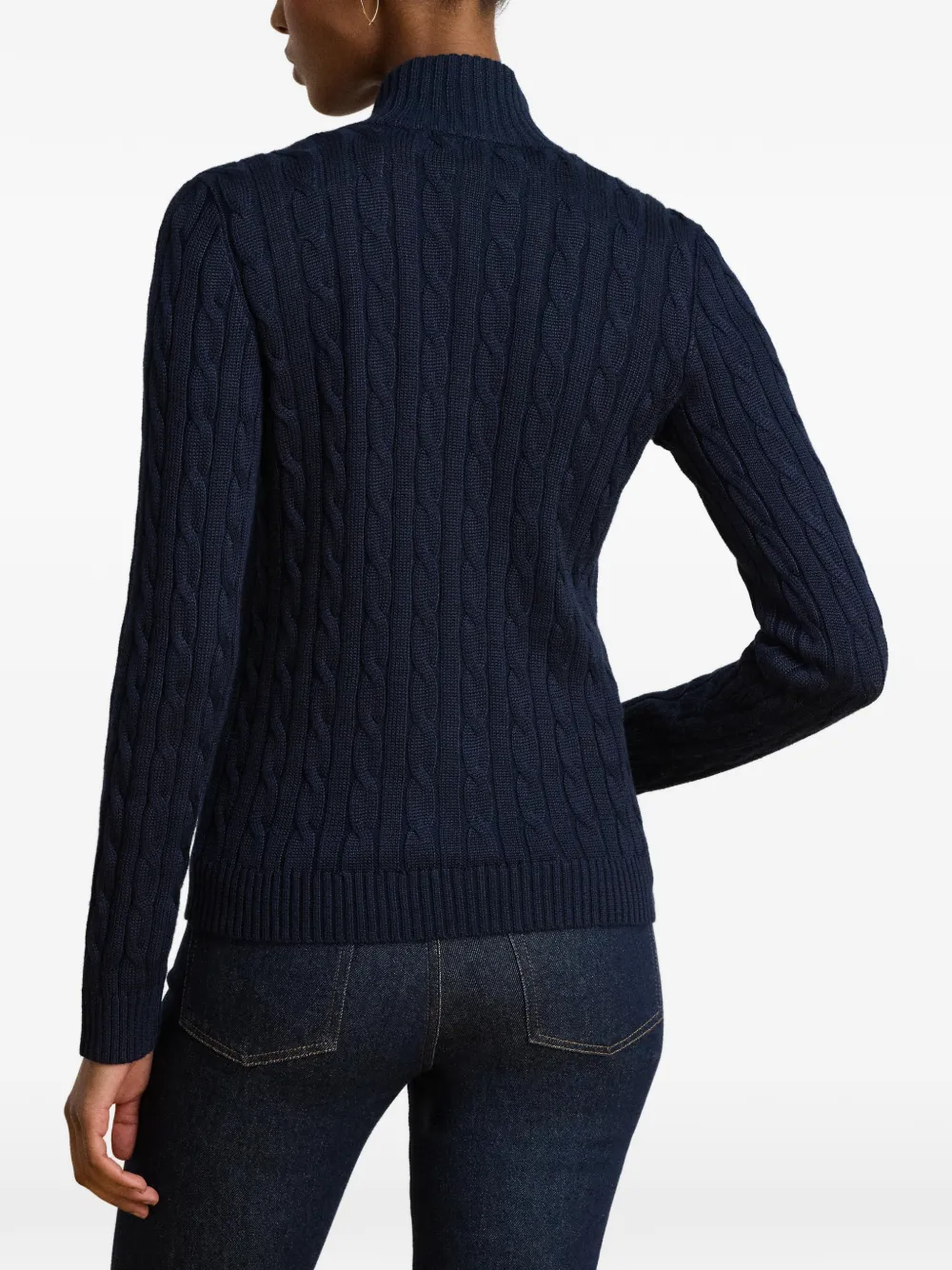 Lauren Ralph Lauren Kabelgebreid vest Blauw