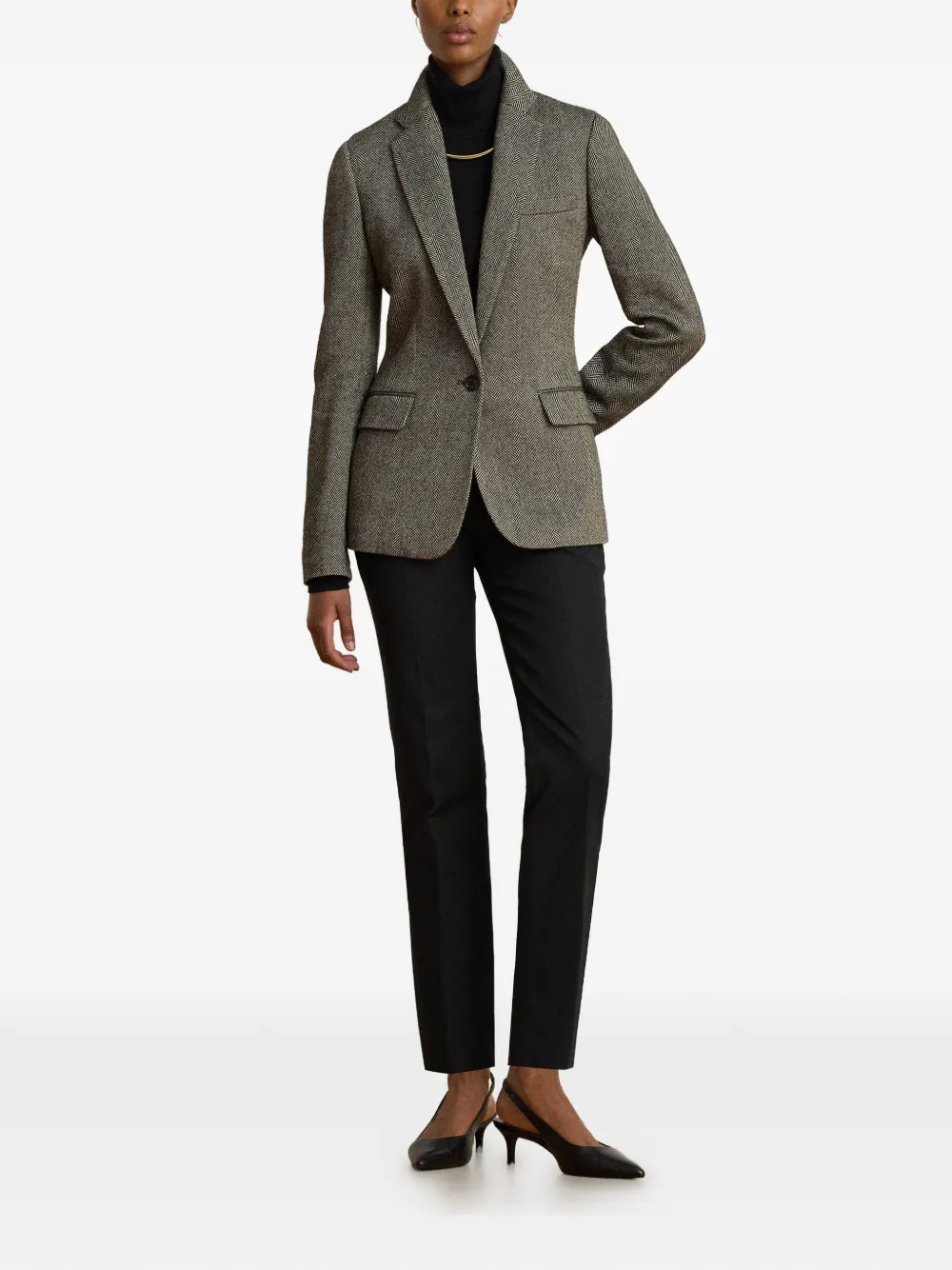 Lauren Ralph Lauren Slim-fit broek Zwart