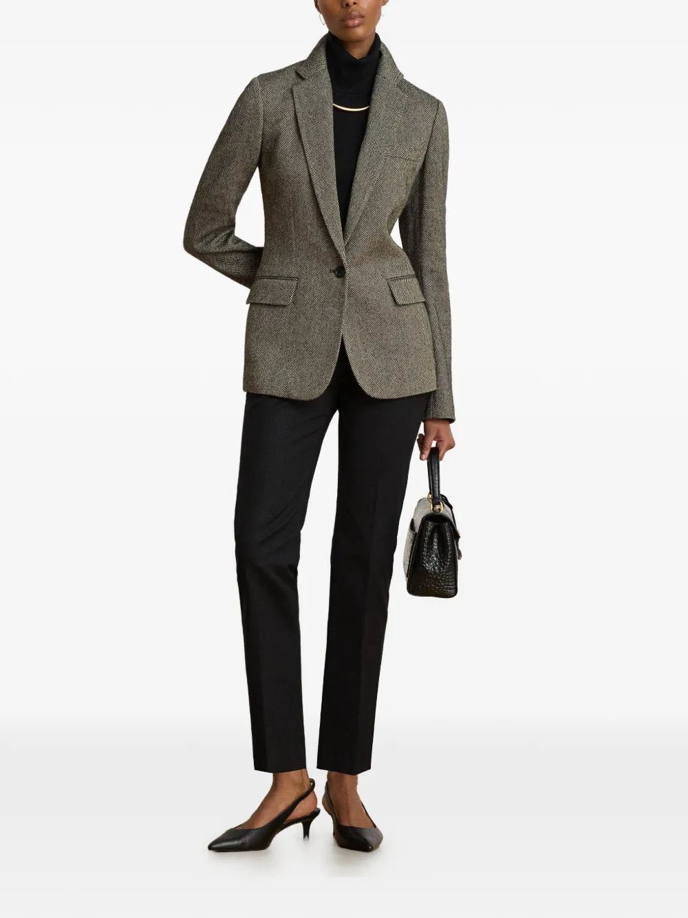Lauren Ralph Lauren Slim-fit broek Zwart