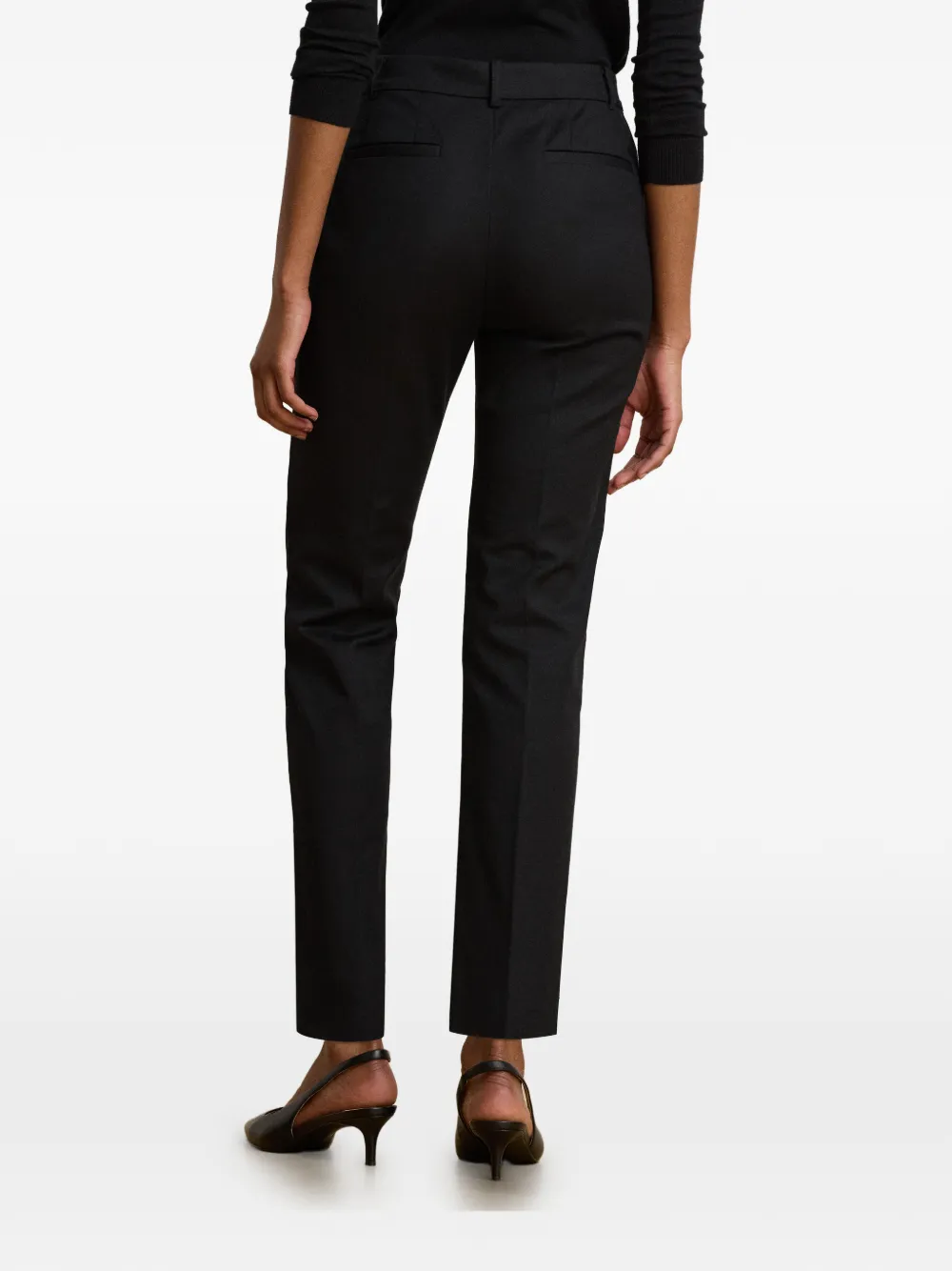Lauren Ralph Lauren Slim-fit broek Zwart