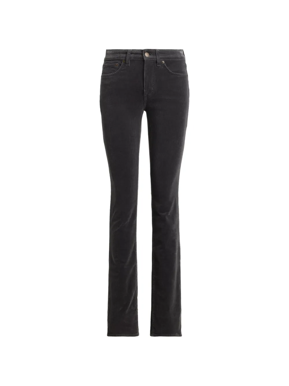 Lauren Ralph Lauren Pantaloni dritti in velluto a coste - Grigio