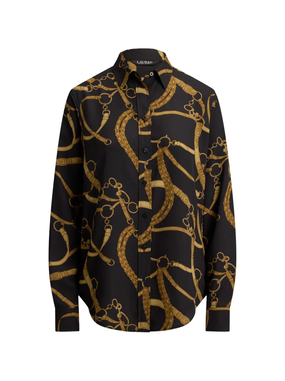 Lauren Ralph Lauren Camicia con stampa - Nero