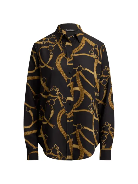 Lauren Ralph Lauren belting-print shirt