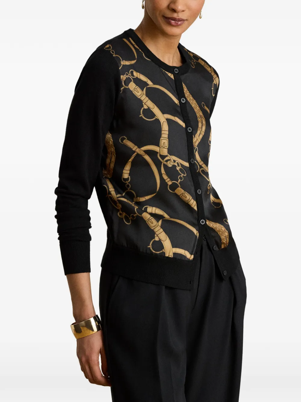 Lauren Ralph Lauren Vest van katoenmix met print Zwart