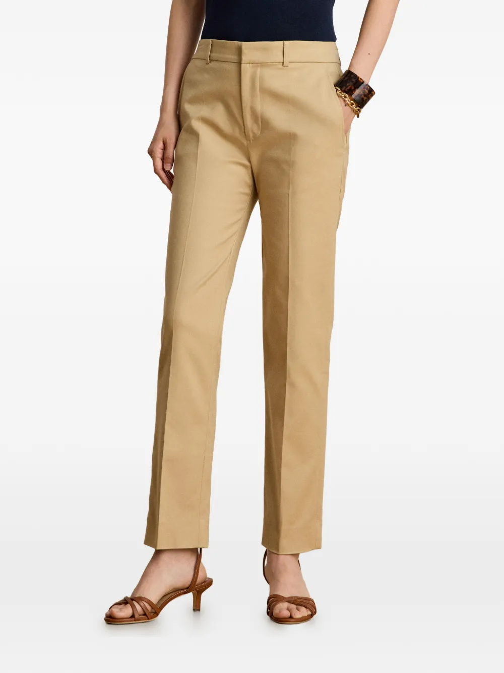 Lauren Ralph Lauren Slim-fit broek Beige