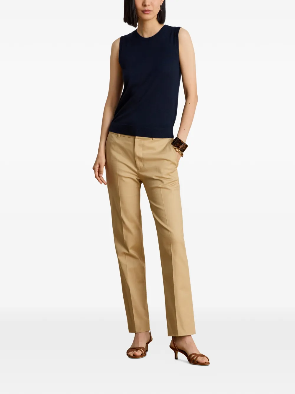 Lauren Ralph Lauren Slim-fit broek Beige