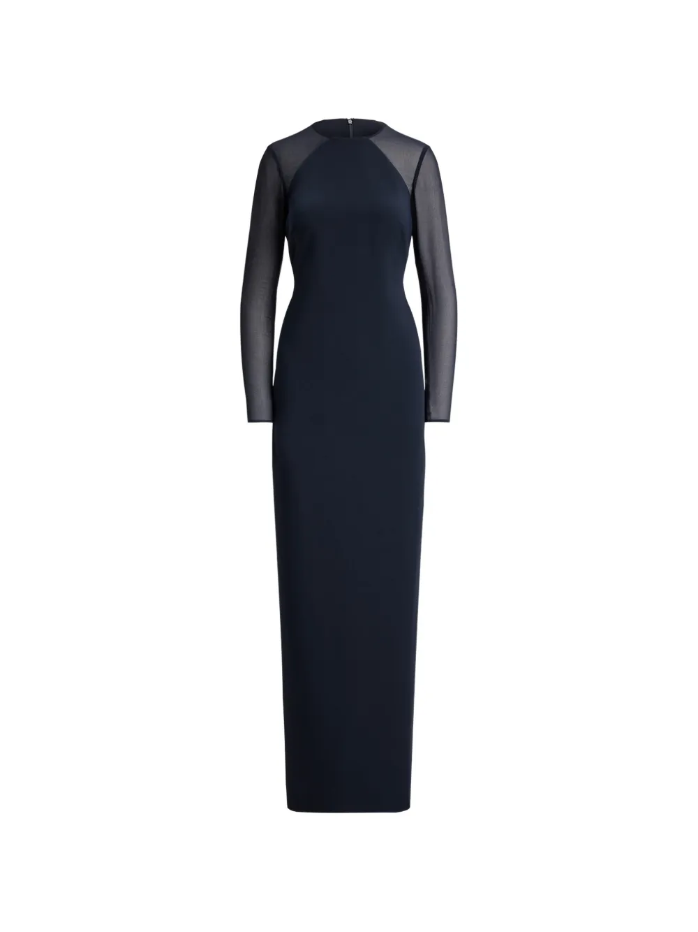 Lauren Ralph Lauren Abito da sera lungo in crêpe - Blu