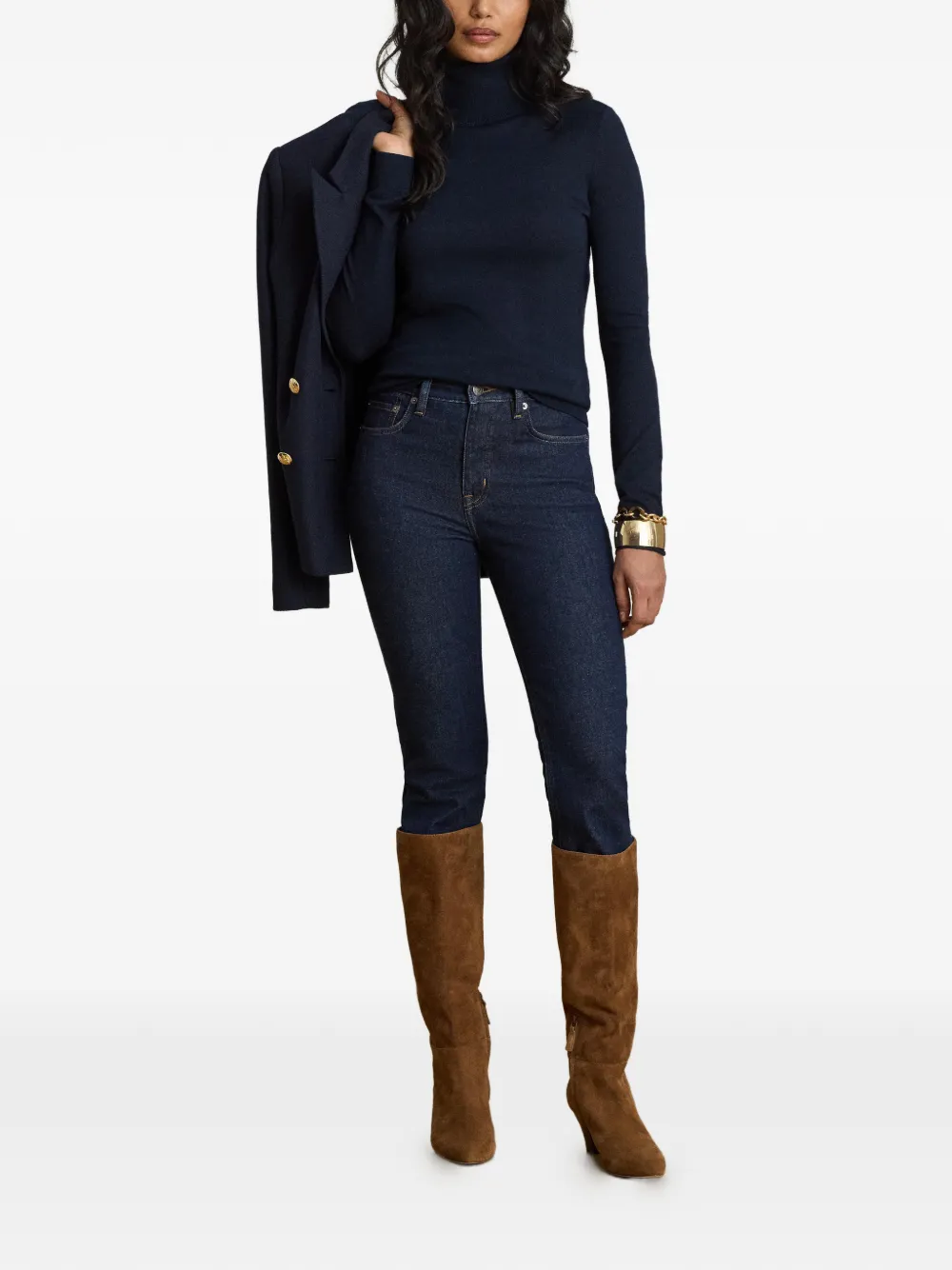 Lauren Ralph Lauren Coltrui met logoplakkaat Blauw