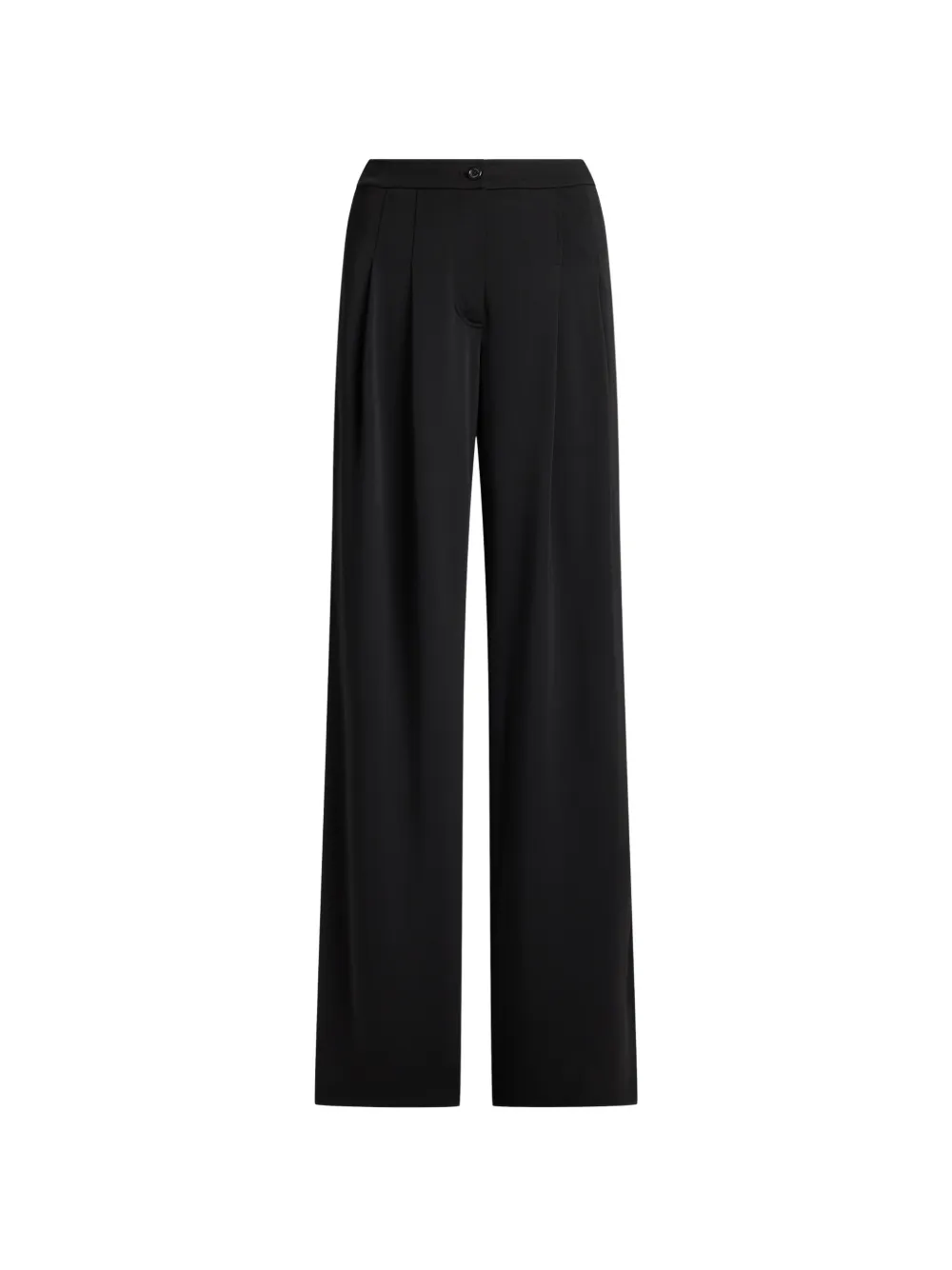 Lauren Ralph Lauren pleated stretch-jersey trousers - Nero