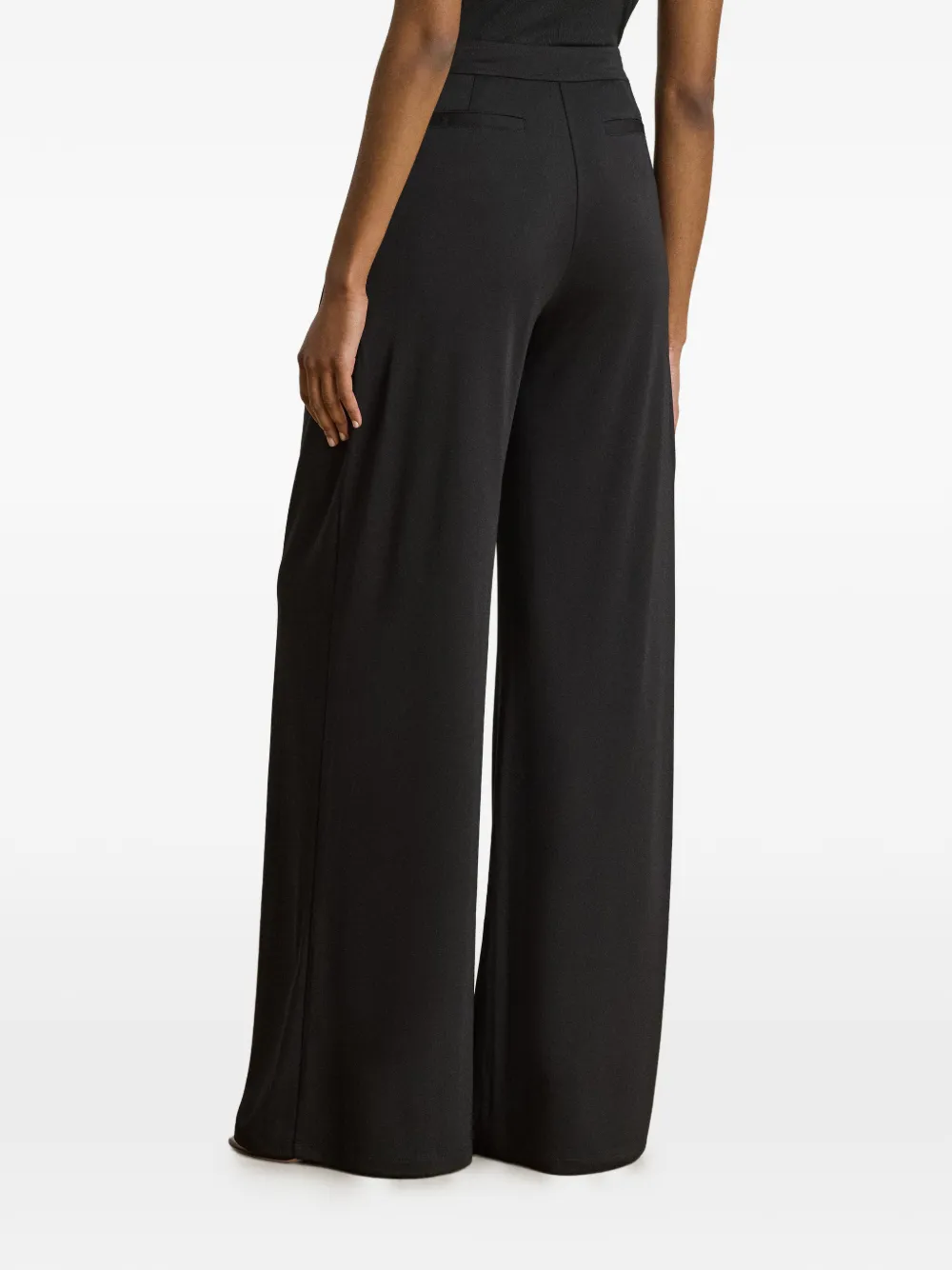 Lauren Ralph Lauren Geplooide broek van stretch-jersey Zwart