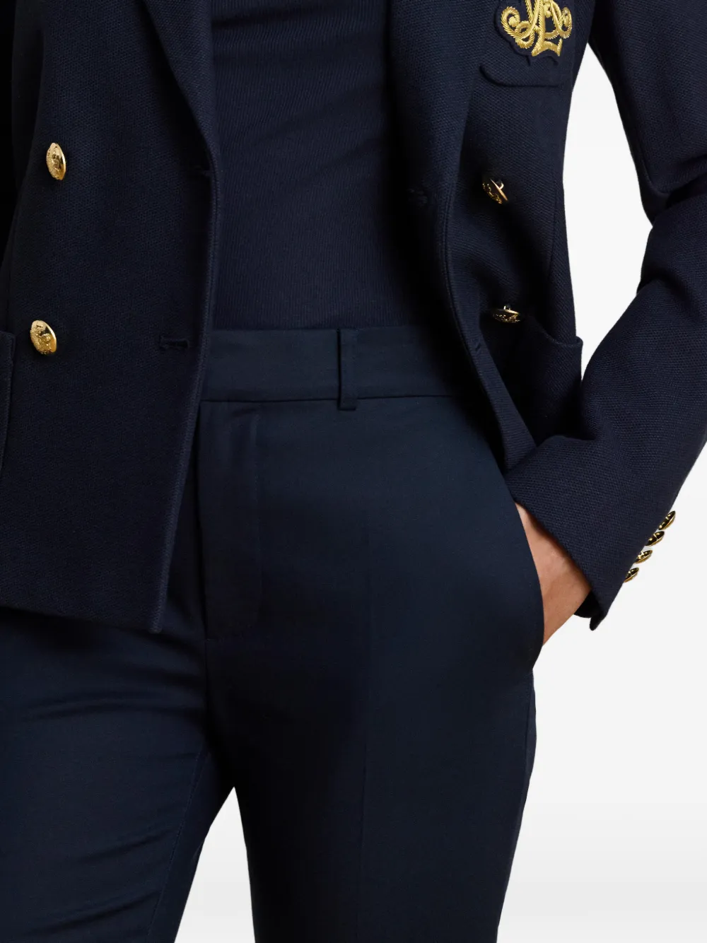 Lauren Ralph Lauren Straight broek Blauw