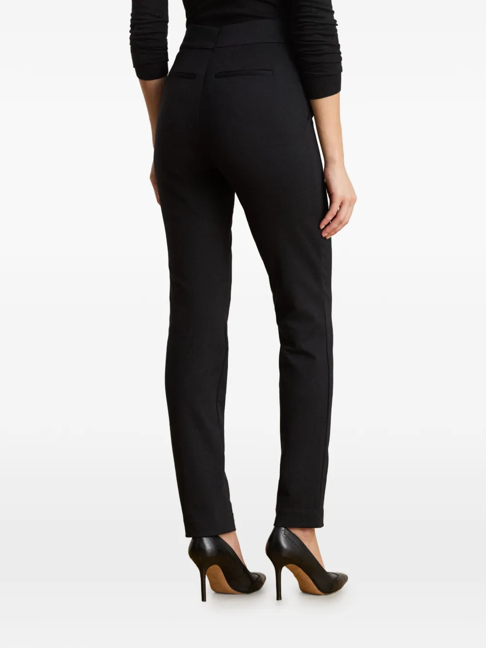 Lauren Ralph Lauren Broek met knoop-detail Zwart