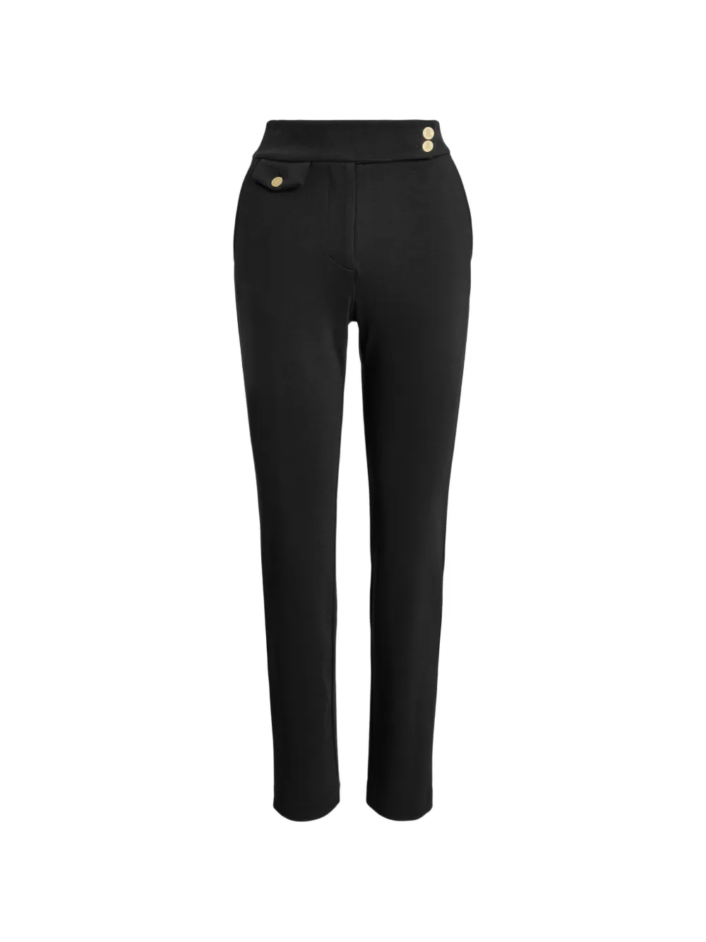 Lauren Ralph Lauren Pantaloni con dettaglio bottoni - Nero