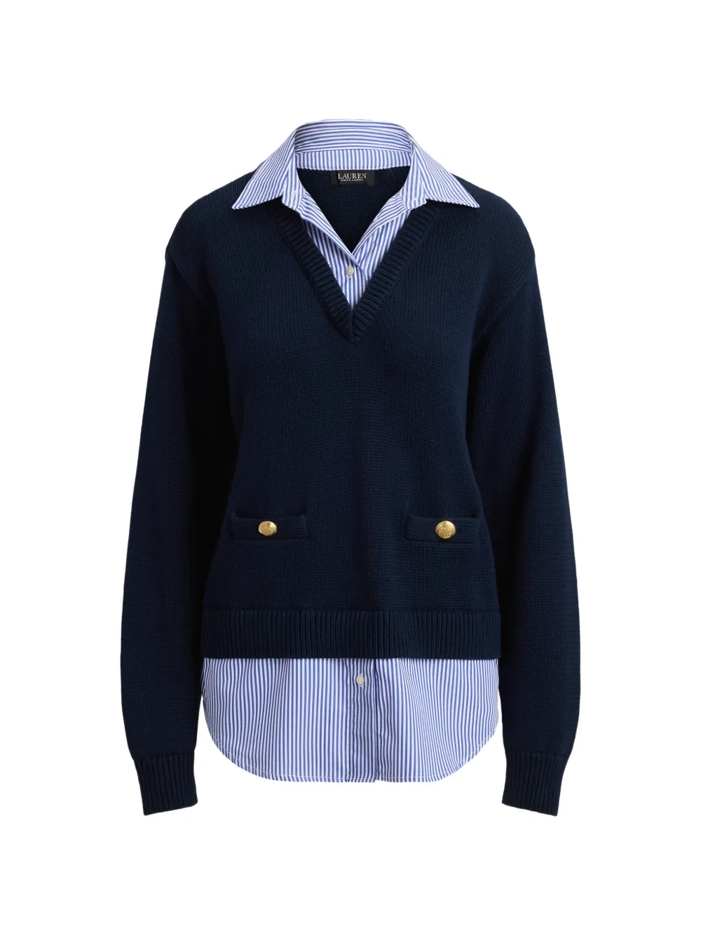 Lauren Ralph Lauren Maglione a strati - Blu
