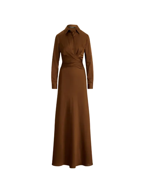 spell brown dress The Cocoa SMALL Pretty sure my dogs parent:tuscany-maxi-slip-dress feminine silhouette Dramatic ruffle Choose Chest Size for Coat (Inches):42