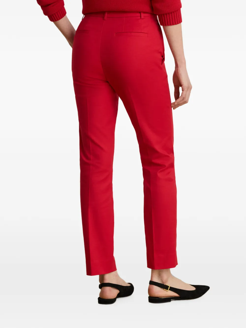 Lauren Ralph Lauren Straight broek Rood