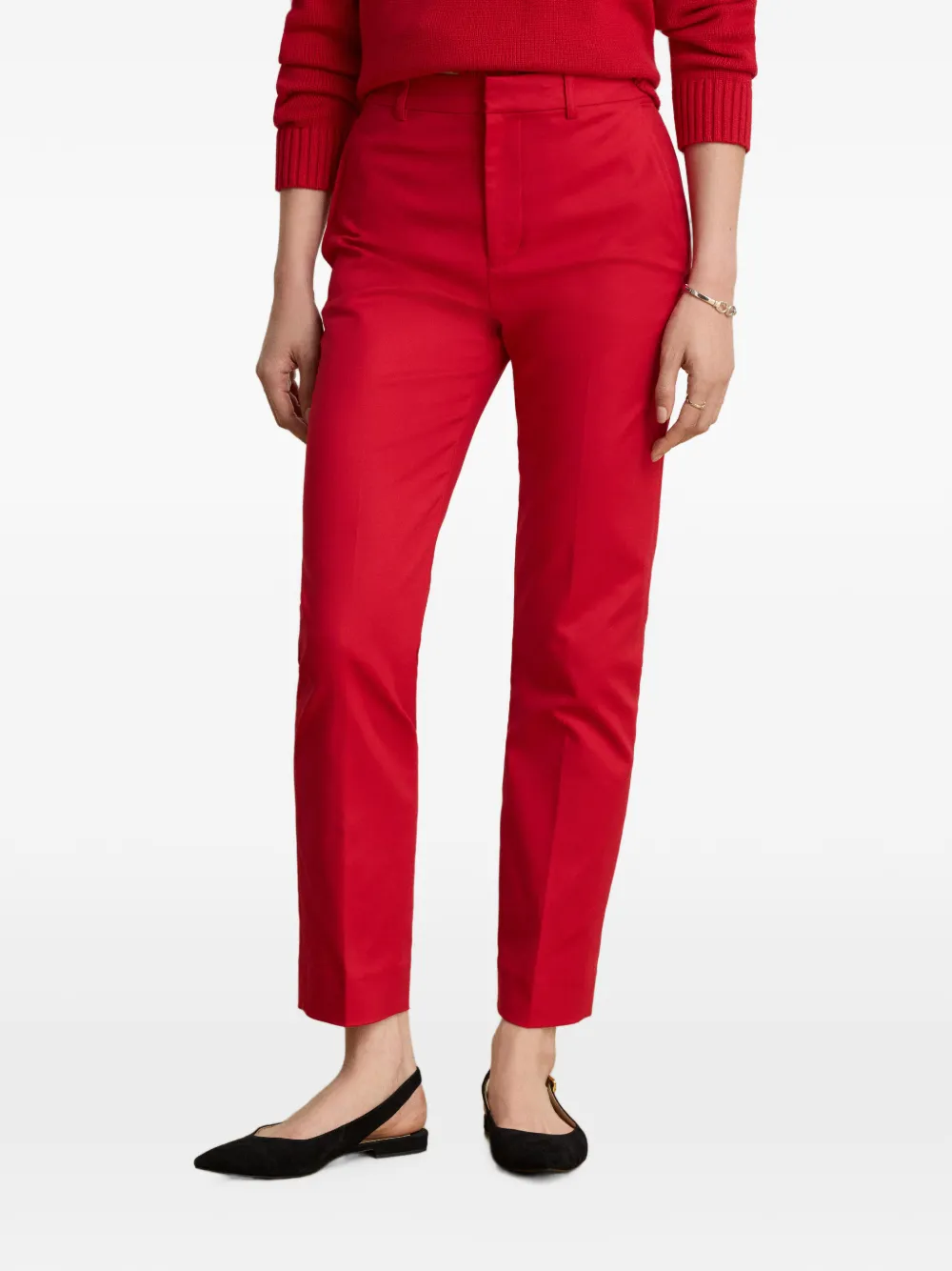 Lauren Ralph Lauren Straight broek Rood