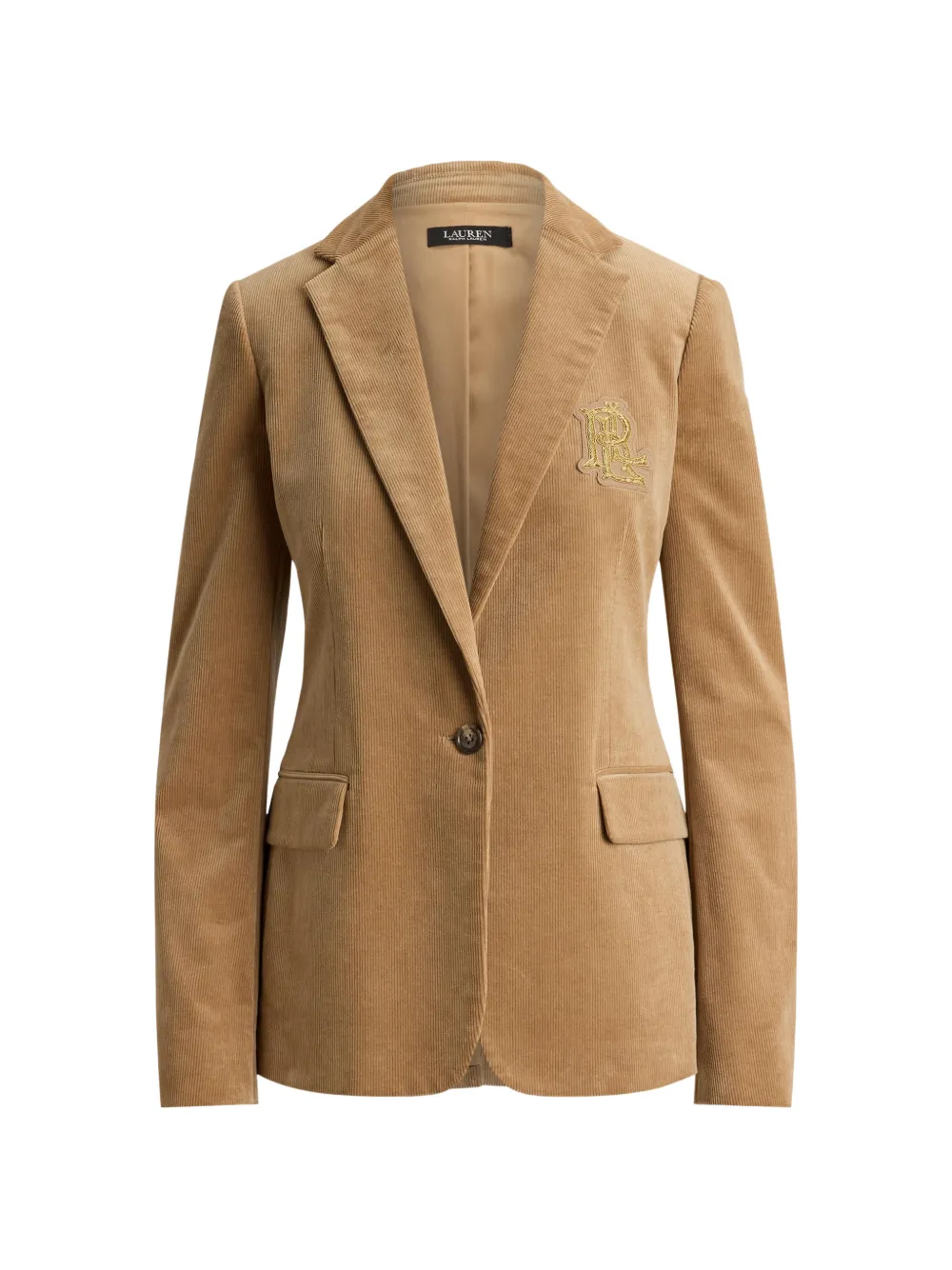 Lauren Ralph Lauren Bullion Blazer mit Cord-Patch - Nude