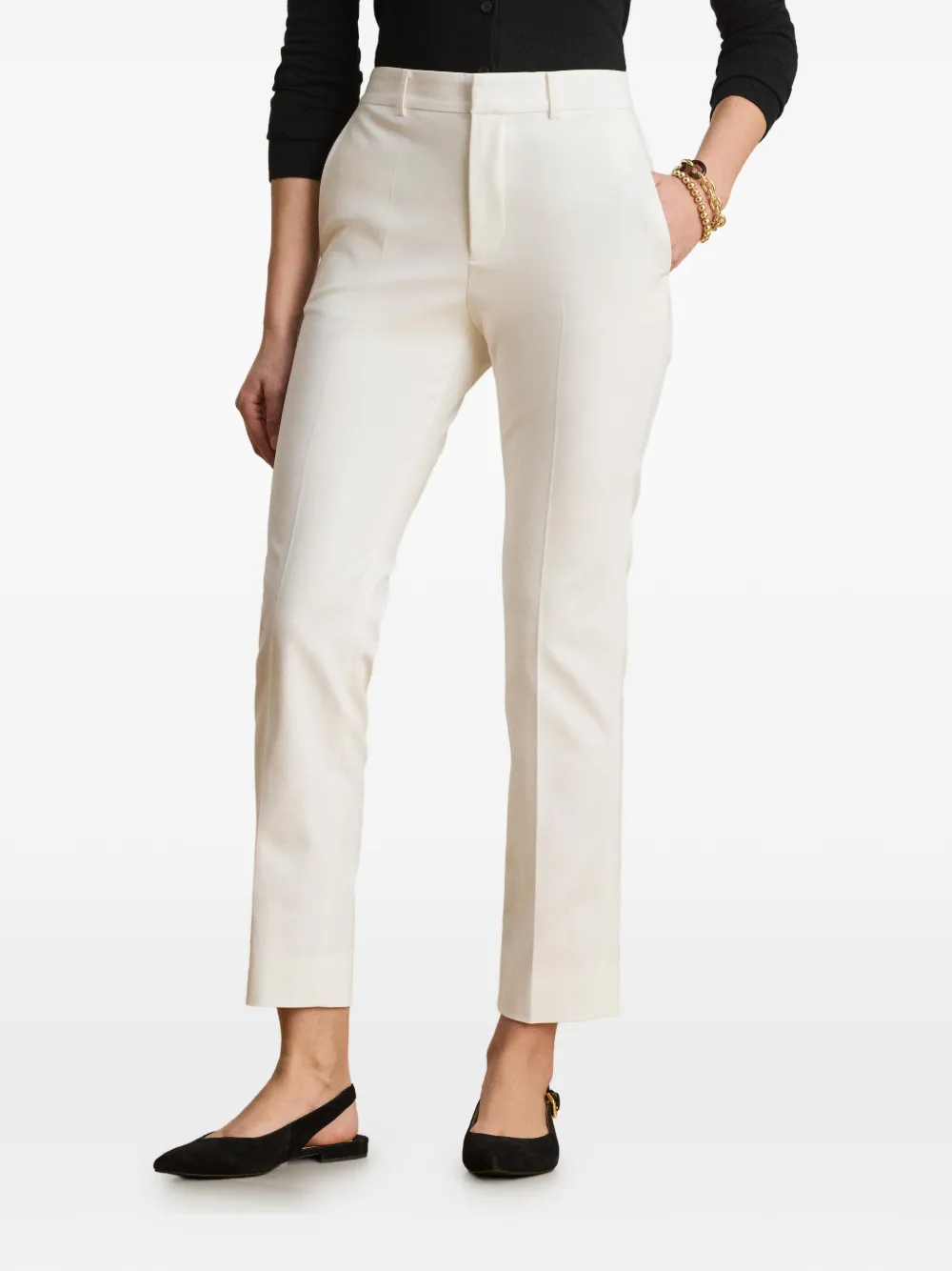 Lauren Ralph Lauren Slim-fit broek Beige