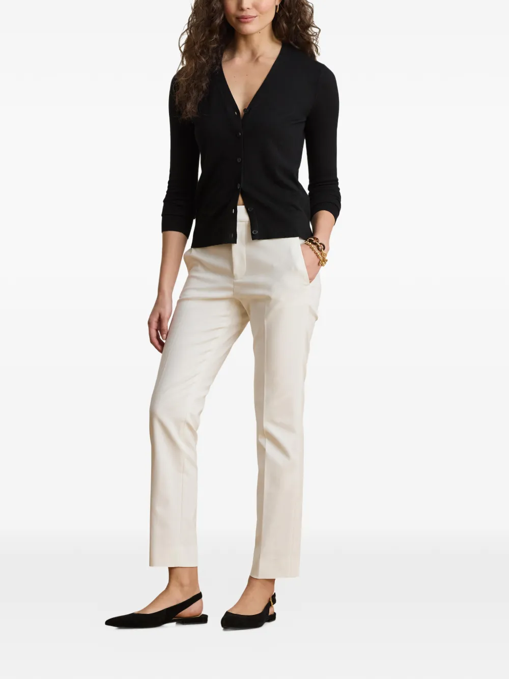 Lauren Ralph Lauren Slim-fit broek Beige