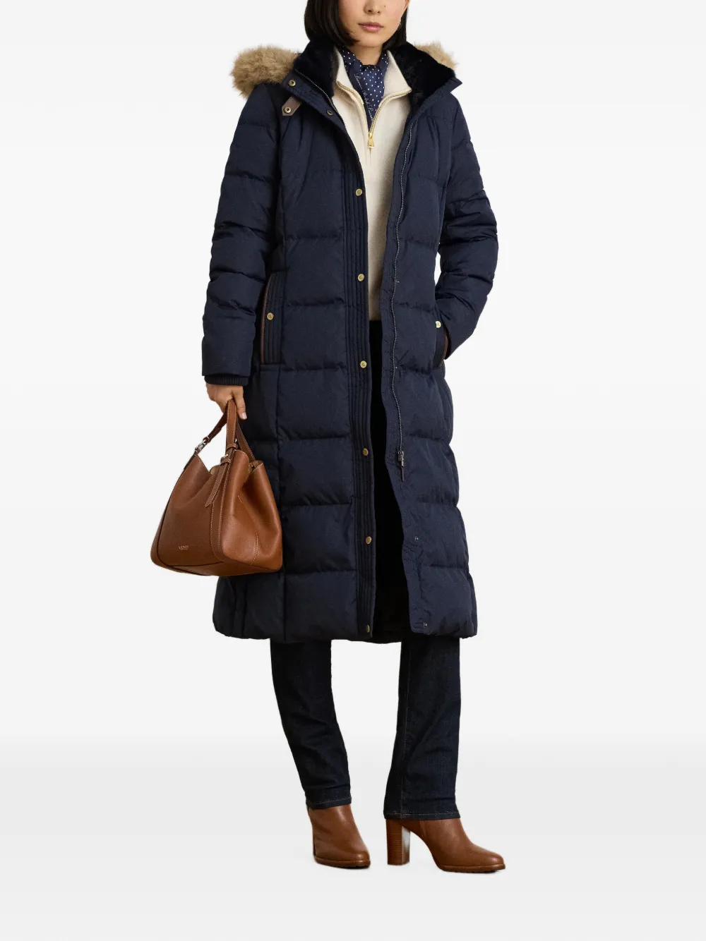 Lauren Ralph Lauren Donsjas met capuchon Blauw